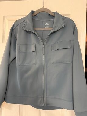 Alana women’s -Zip Utility Jacket - Slate Blue